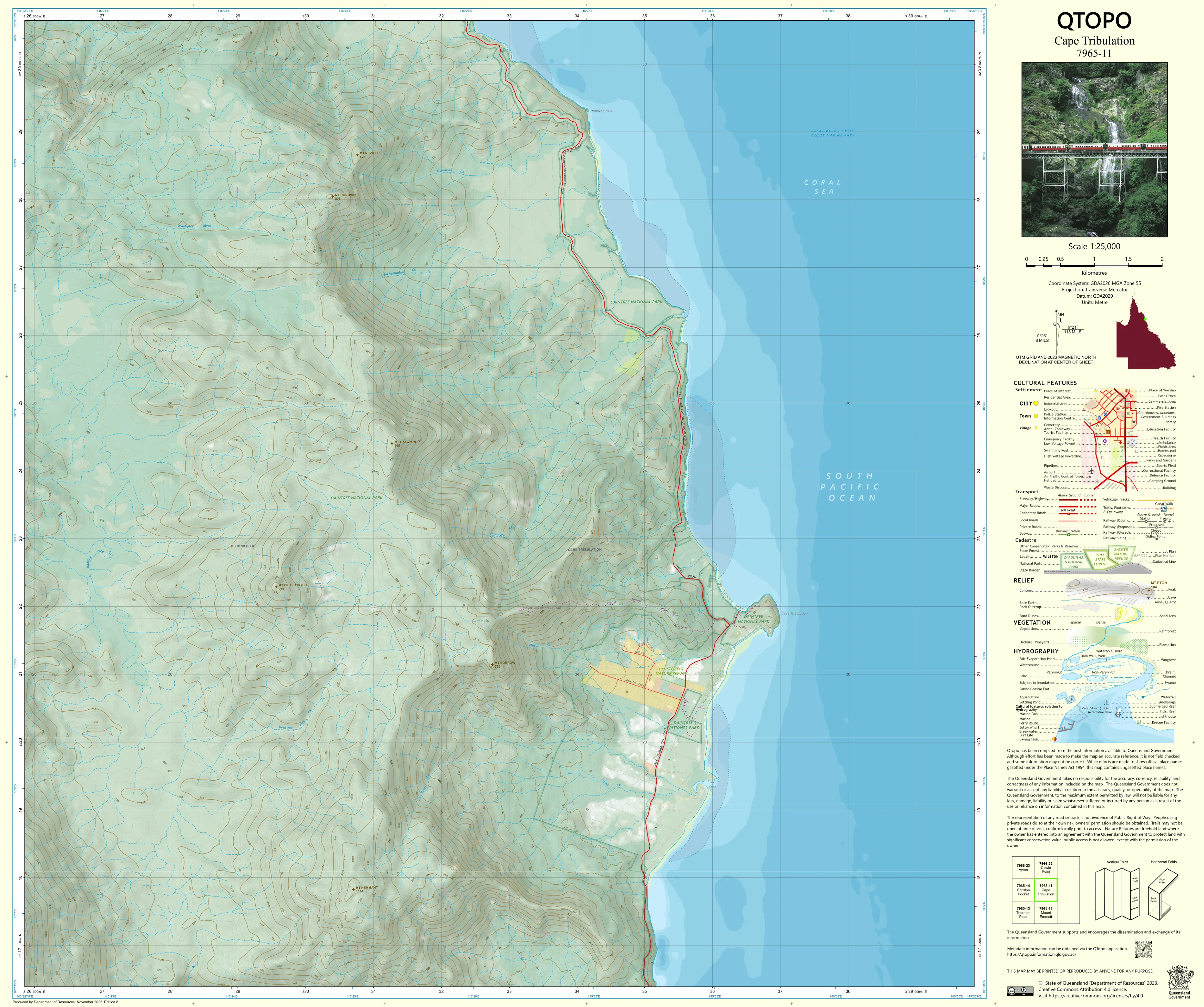 Queensland 25k Topographic Maps